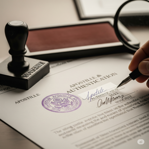 Apostille Prep & Notarization - RON