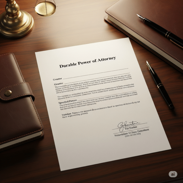 Durable Power of Attorney Package